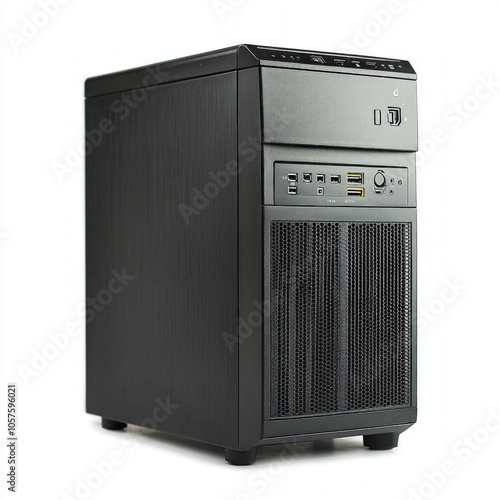 Teen Computer Isolated