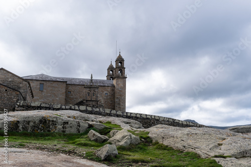 Old church in Muxia, Spain photo