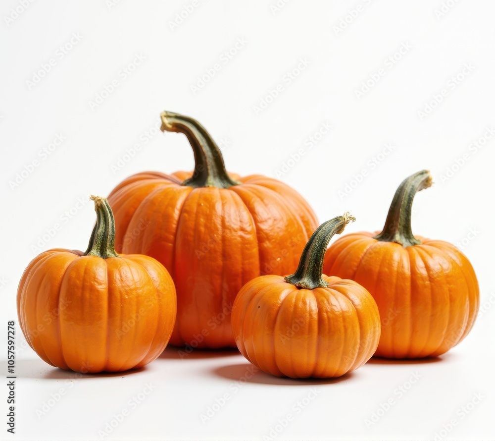 pumpkins different vegetables on white background pumpkins different vegetables on white background