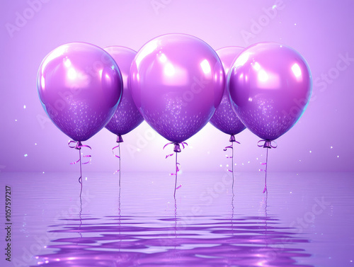 Violet Party Background