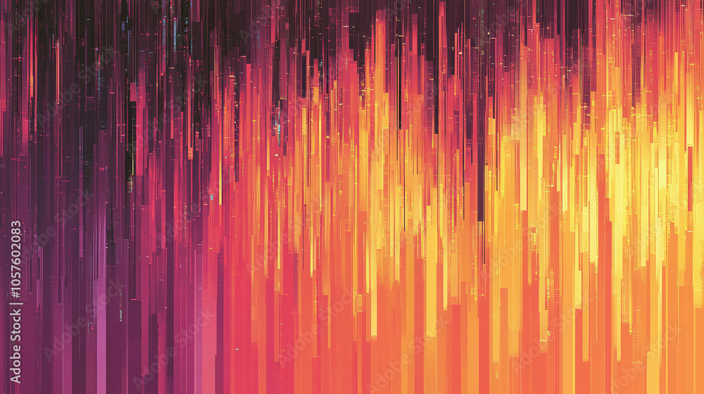 Digital Glitch: Vibrant, pixelated, or distorted lines in a glitchy pattern, adding a tech-inspired, digital feel Digital Glitch: Vibrant, pixelated, or distorted lines in a glitchy pattern, adding a tech-inspired, digital feel