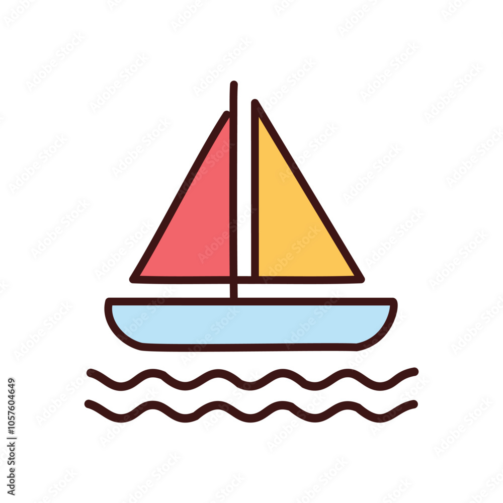 Sailing boat ocean voyage. Joyful sailboat on calm waters, symbolizing adventure and freedom. Perfect for travel themes. Sailing boat ocean voyage. Joyful sailboat on calm waters, symbolizing adventure and freedom. Perfect for travel themes.