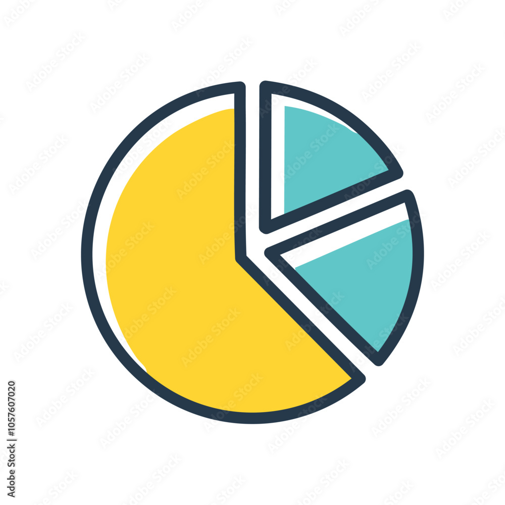 Data pie chart graphic. Colorful pie chart illustrating data distribution, proportions, and segments. Represents balance and allocation. Data pie chart graphic. Colorful pie chart illustrating data distribution, proportions, and segments. Represents balance and allocation.