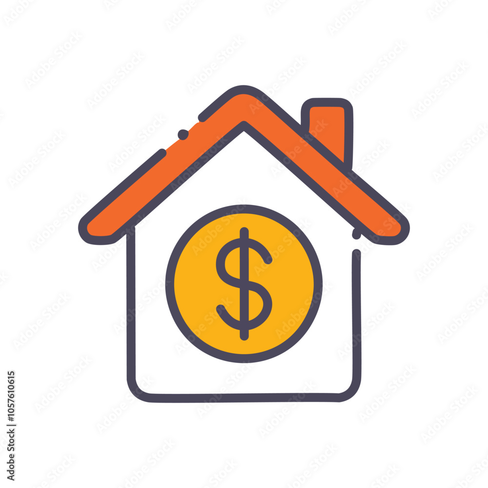 House value investment. Home price, financial security, and wealth building are symbolized by this image. A golden opportunity. House value investment. Home price, financial security, and wealth building are symbolized by this image. A golden opportunity.
