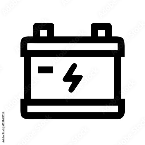 car accumulator icon
