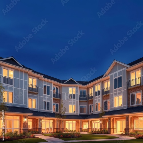 Retirement community - group home for senior living Condominium 