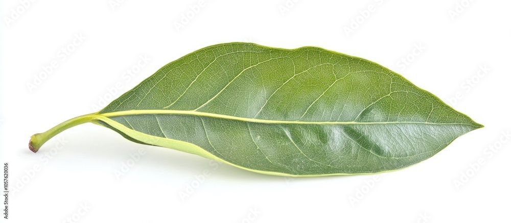 Obraz premium Galanga Leaf Isolated On White Background