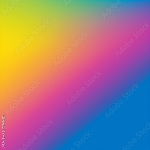 Abstract gradient background vibrant color of yellow, green, pink, and blue.