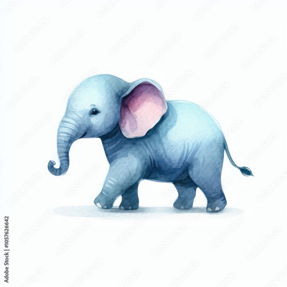 Fototapeta premium elephant cartoon illustration