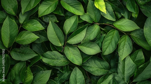 Wallpaper Mural Nut Tree Foliage Fresh Spring Organic Foliage Botanical Background Torontodigital.ca