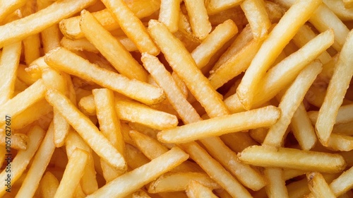 Shoestring fries are slender crispy French fries sliced into matchstick shaped lengths