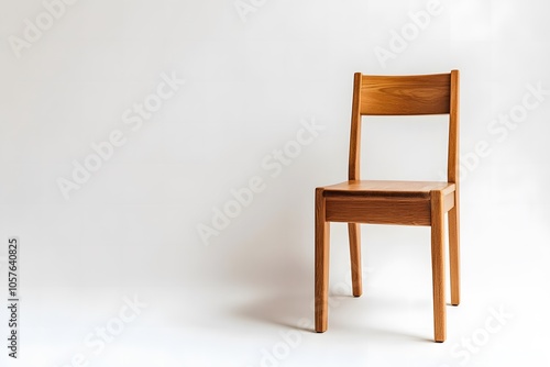 Sleek Simplicity: Modern Wooden Chair Exudes Minimalistic Elegance