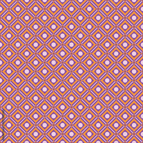 Vector geometric ornament in ethnic style. Abstract seamless pattern with EPS 10.Simple modern background texture. Repeat geo design