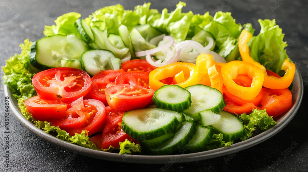 vegetables on a plate vegetables on a plate