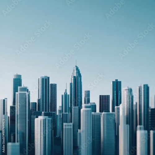 Modern Urban Skyline A Glimpse into Contemporary Architecture and City Life