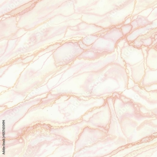 Wallpaper Mural Top view of natural stone tile with rose gold marble texture. Generated with AI. Torontodigital.ca