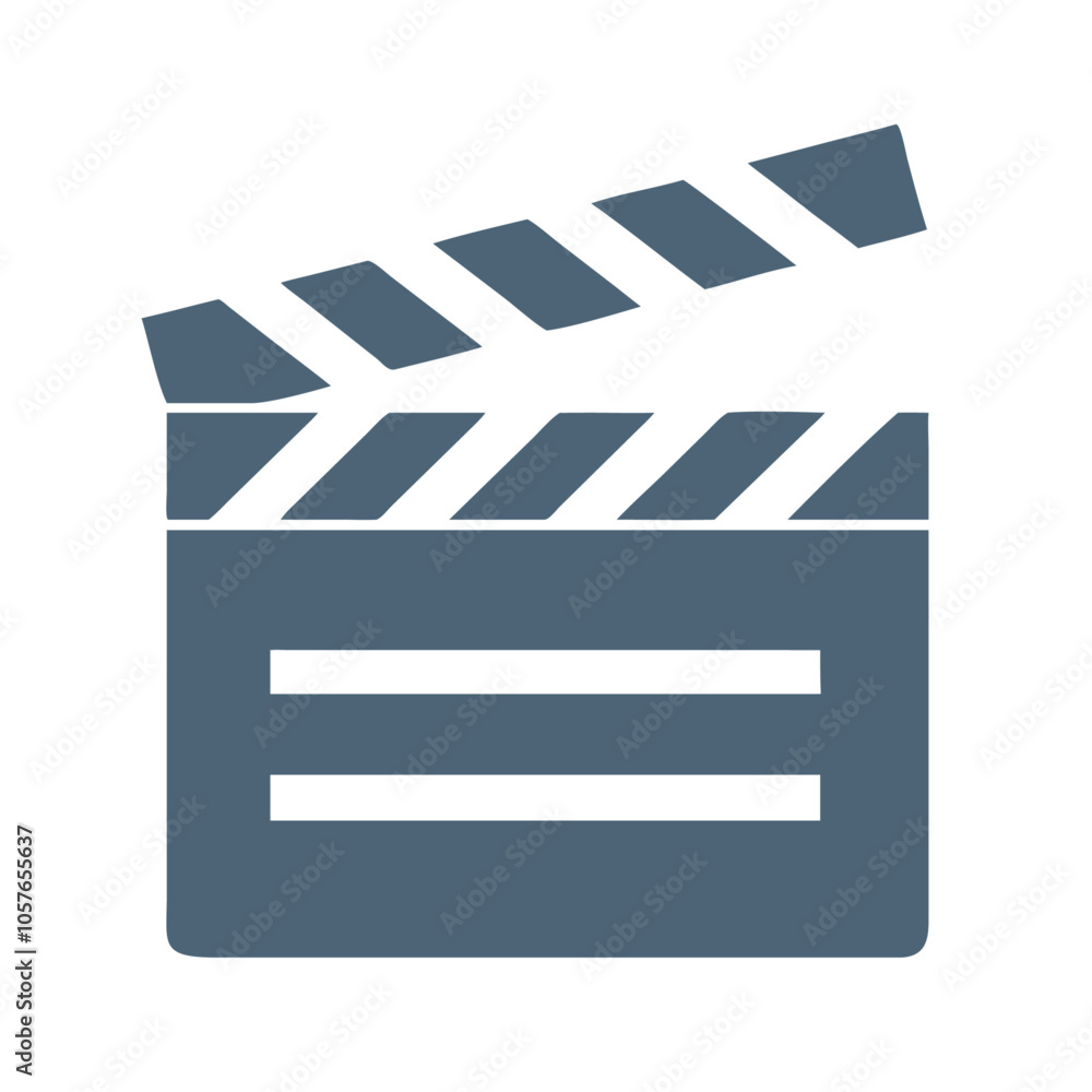Obraz premium clapper board icon