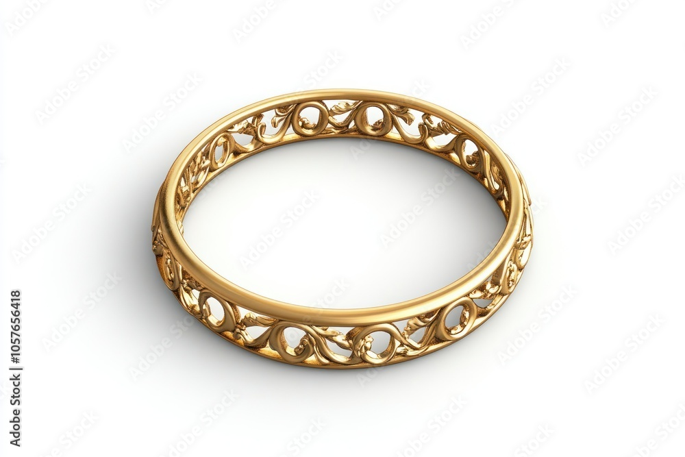 Elegant Gold Ring with Intricate Design Elegant Gold Ring with Intricate Design