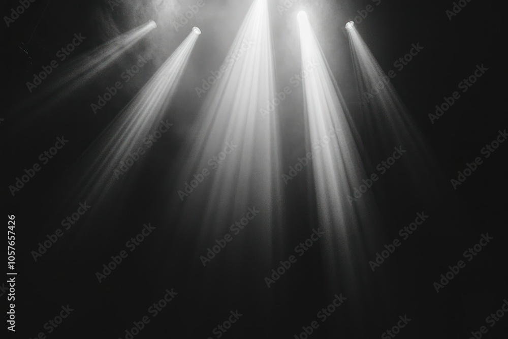 Dramatic Light Beams in Dark Space