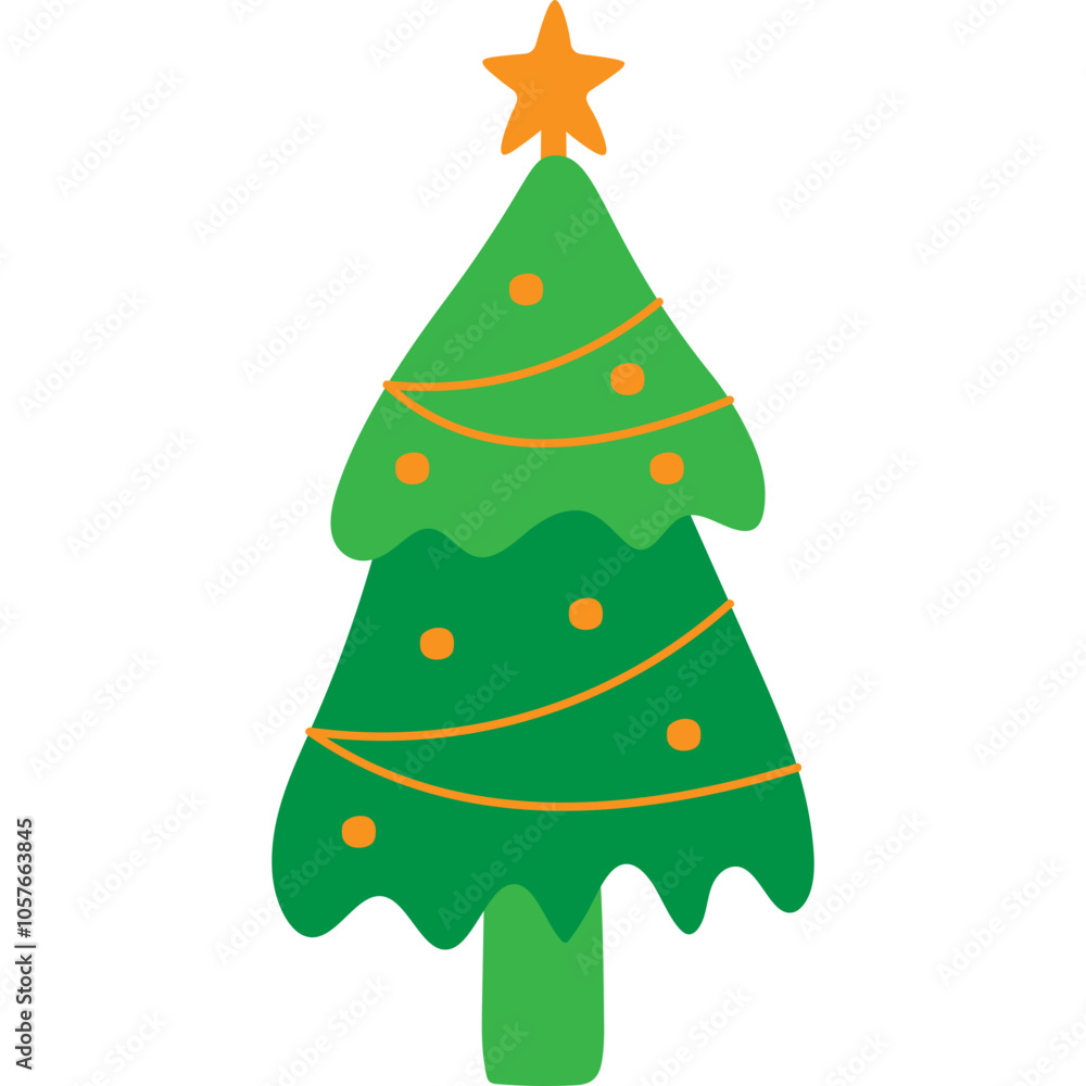Hand Drawn Christmas Tree Hand Drawn Christmas Tree