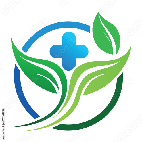 Hand drawn ozone therapy logo