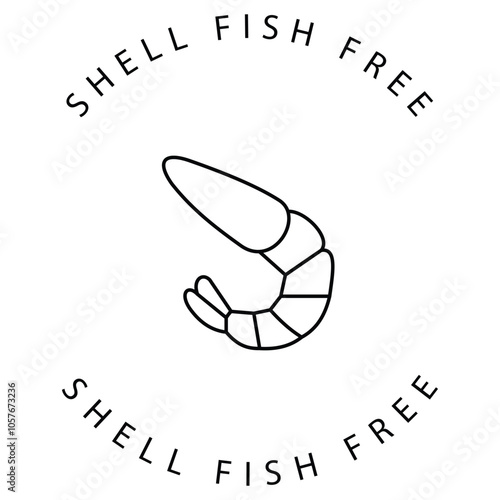 Eco Marine Shellfish Vector Symbol Icon Design