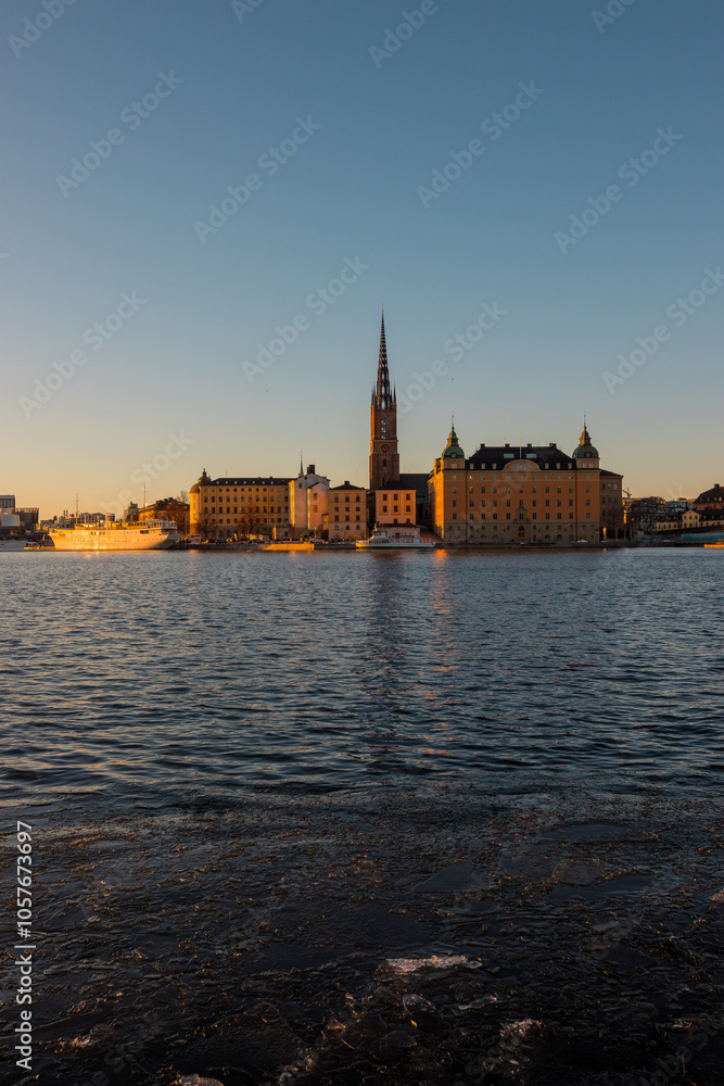 Spring on the streets of Stockholm, Sweden
