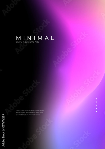 Vibrant Tech Gradient Abstract Background Design. Abstract design featuring vibrant gradients. Perfect for tech, creative, and modern themes, evoking a futuristic and dynamic feeling