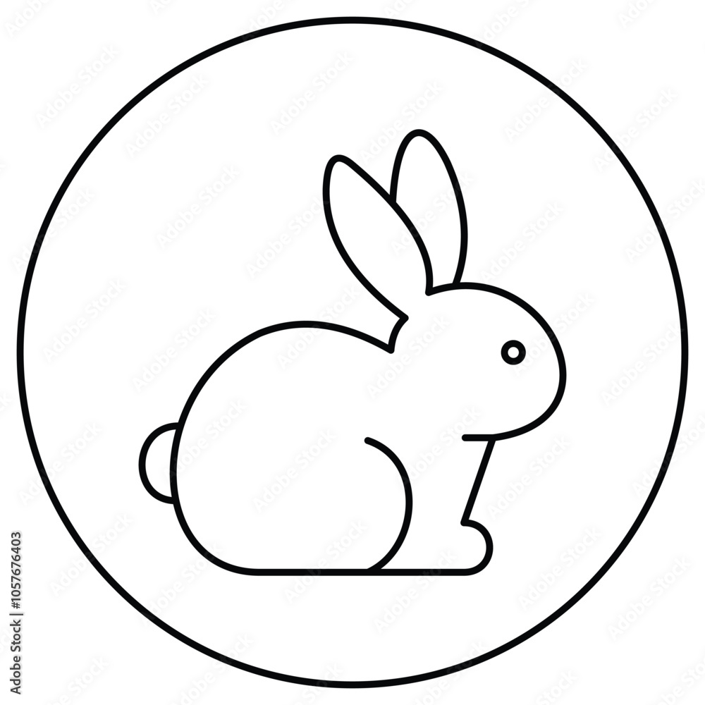 Obraz premium Organic Cruelty-Free Eco-Friendly Vector Icon Design