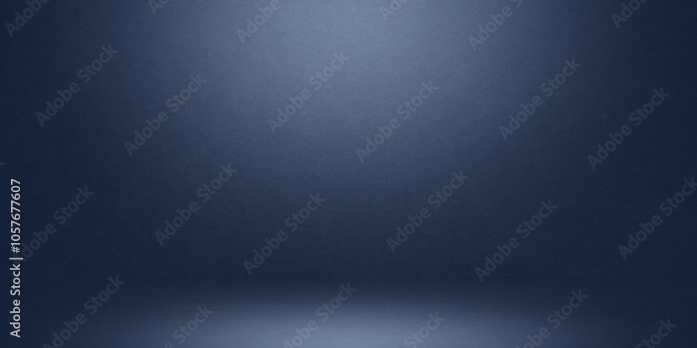 Soft blue empty room studio gradient used for background and display your products Soft blue empty room studio gradient used for background and display your products