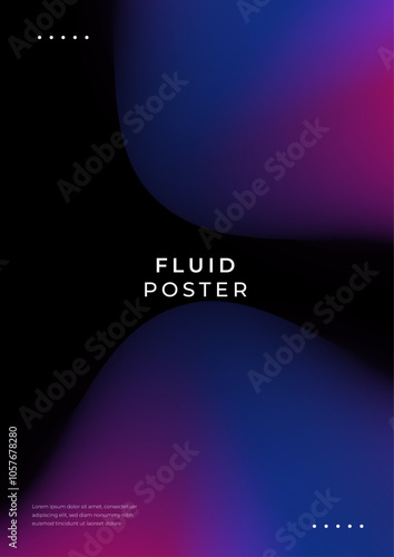 Vibrant Tech Gradient with Neon Light Waves. A vibrant gradient with neon colors blending smoothly on a dark background. Ideal for tech and design projects requiring a modern abstract look