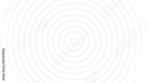 White circle loop waves background animation ,white background animation
