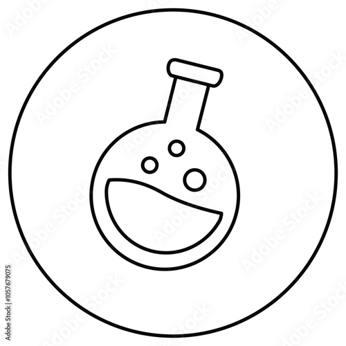 Phosphate Chemistry Educational Icon Vector