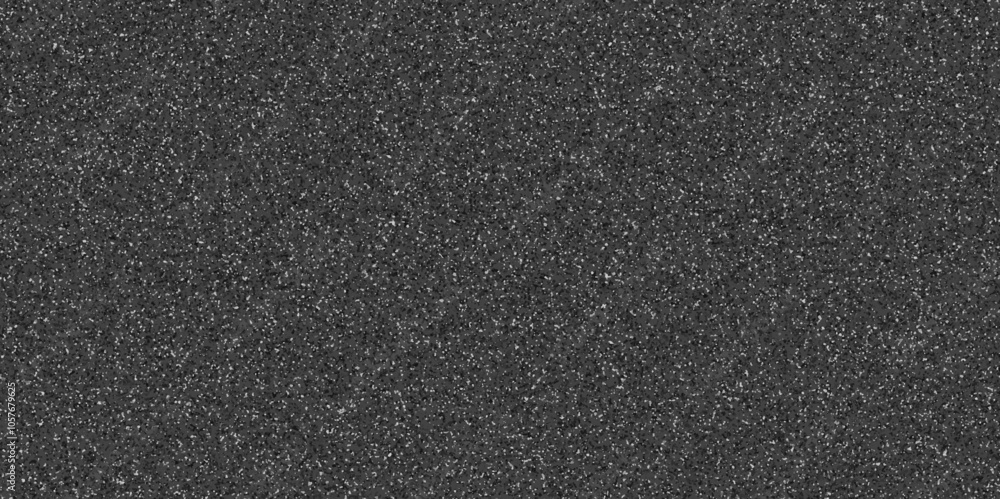 Fototapeta premium Abstract design with black paper background and terrazzo flooring texture. Terrazzo design with white polished sandstone wall texture. this design are uses for Quartz surface white. 