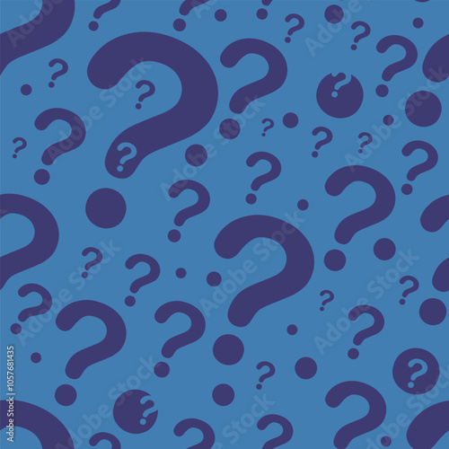 The concept of frequently asked questions. A flat vector illustration with question marks. The online support web page. vector illustration.