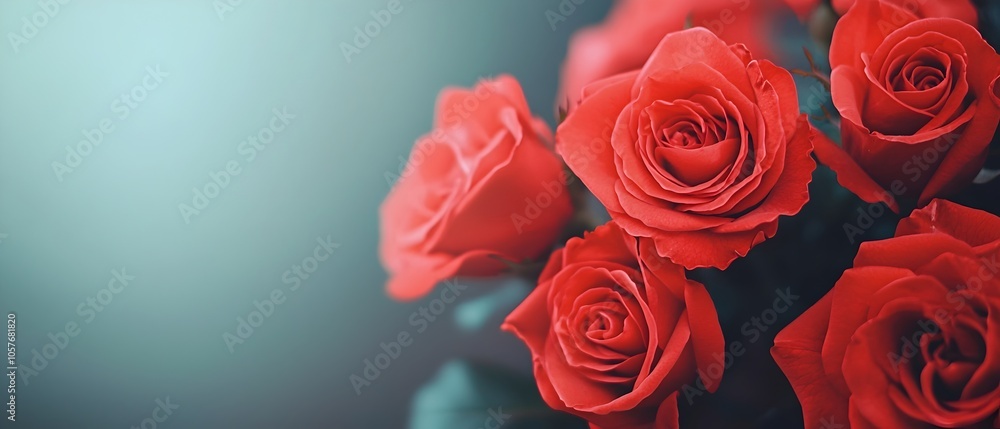 Exquisite macro photograph showcasing the rich color delicate texture and captivating details of bright red roses The subtle lighting accentuates the blooming petals Exquisite macro photograph showcasing the rich color delicate texture and captivating details of bright red roses The subtle lighting accentuates the blooming petals
