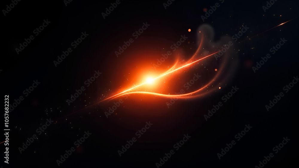 flash of light on a black background flash of light on a black background