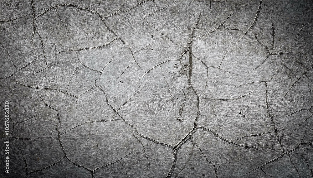 Obraz premium Concrete Texture with Fine Cracks Background 