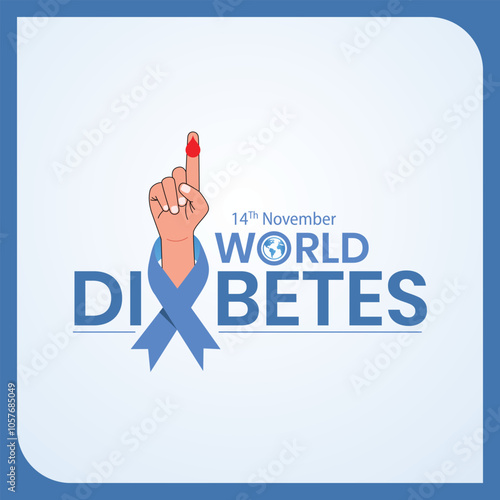 World Diabetes Day. November 14, vector logotype icon. abstract Vector illustration, World diabetic awareness day, World Diabetes Day, Diabetes Vector, Vector Illustration of World Diabetes Day, 