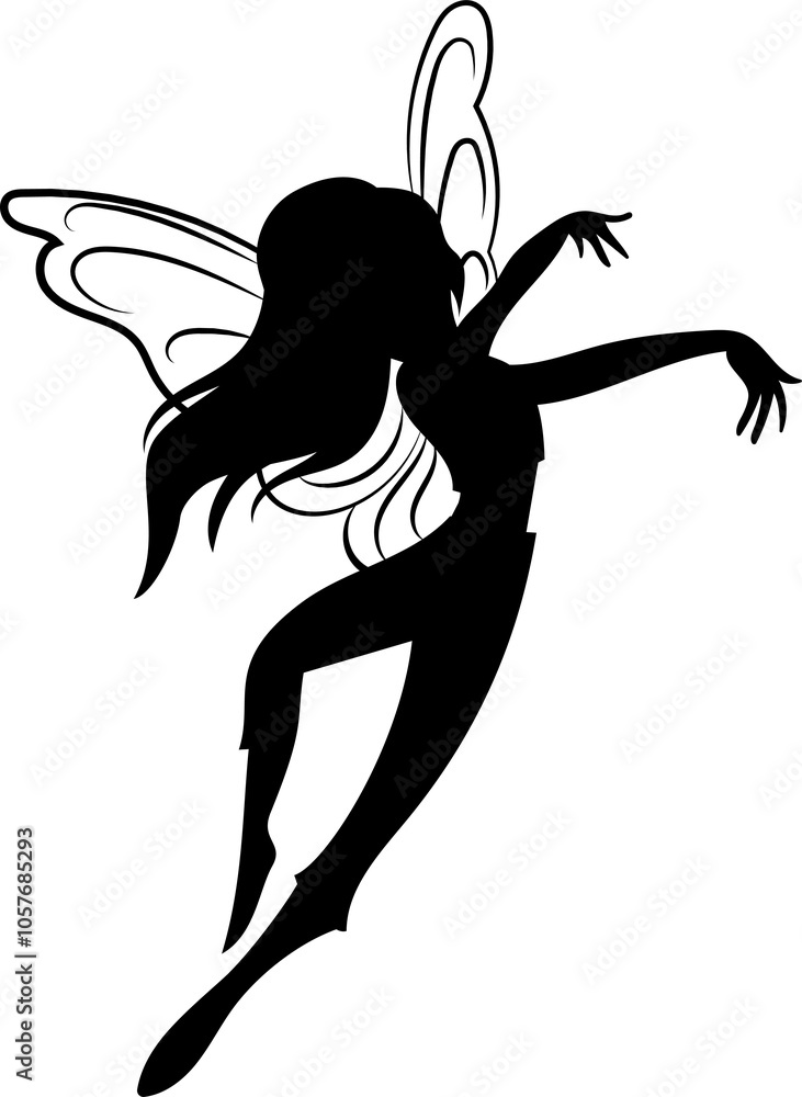 Fairy Silhouette, Fairy SVG, Tooth Fairy Svg, Fairies Svg,magic fairy design Fairy Silhouette, Fairy SVG, Tooth Fairy Svg, Fairies Svg,magic fairy design
