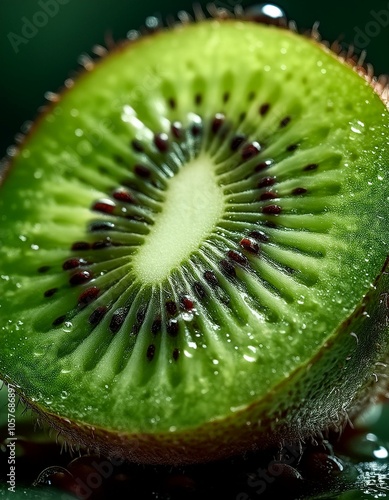 Close-up de un trozo de kiwi photo