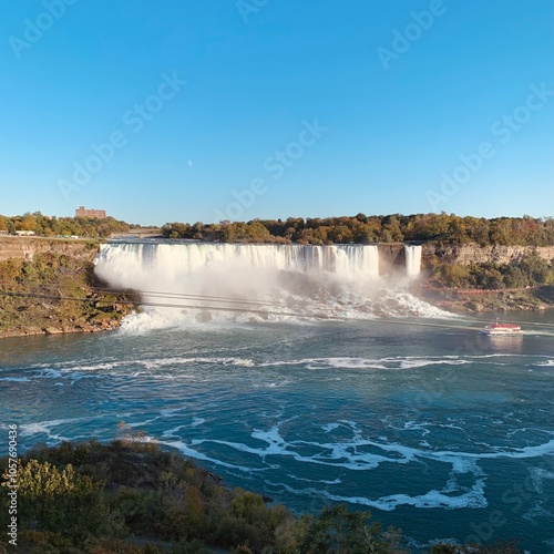 Niagara, ON, Canada, 10-12-2024 : the Niagara falls