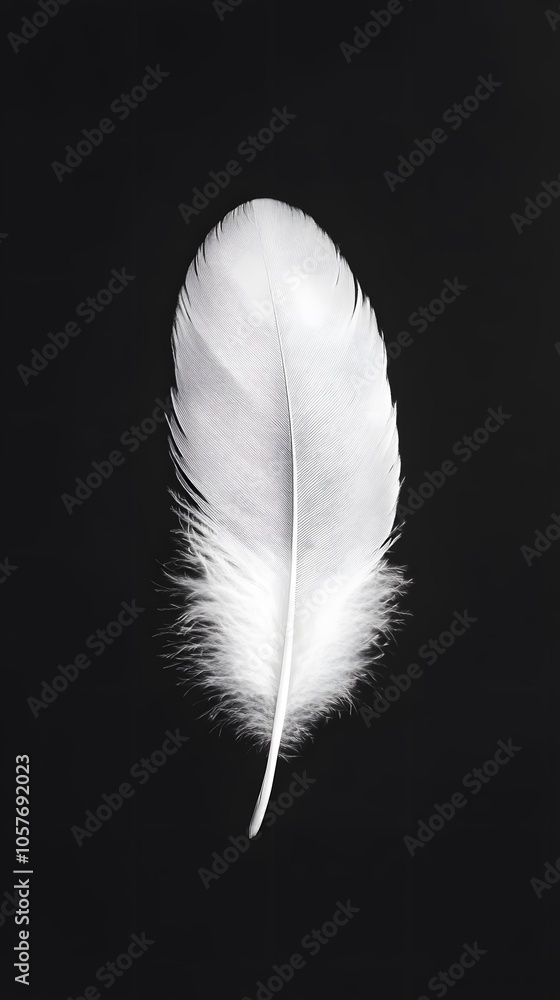 White Bird Feather on Black Background, Abstract Image, Texture, Pattern Background, Wallpaper, Cover and Screen for Smartphone, PC, Laptop, 9:16 and 16:9 Format White Bird Feather on Black Background, Abstract Image, Texture, Pattern Background, Wallpaper, Cover and Screen for Smartphone, PC, Laptop, 9:16 and 16:9 Format