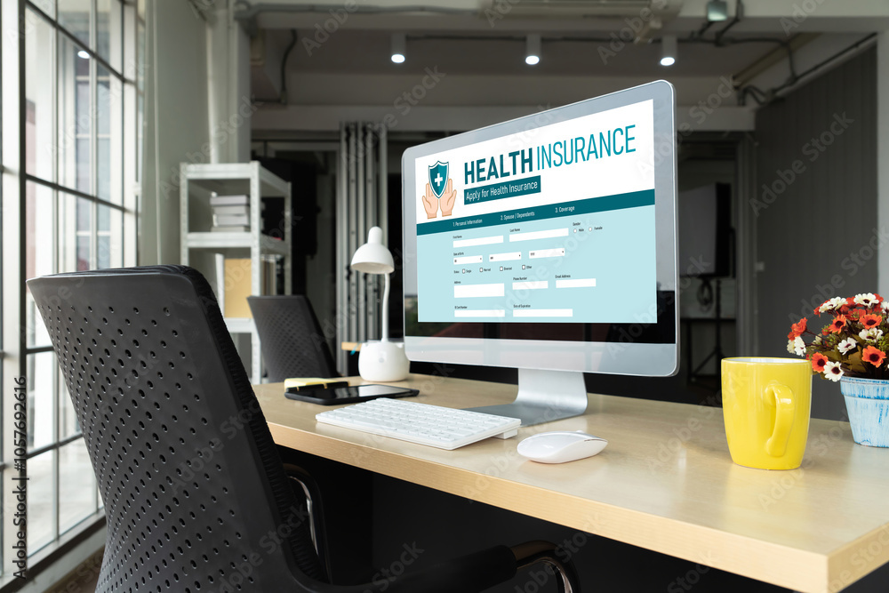 Health insurance web site modish registration system for easy form filling Health insurance web site modish registration system for easy form filling