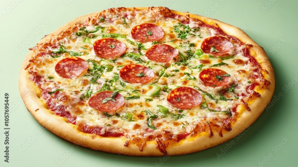 pizza with salami pizza with salami