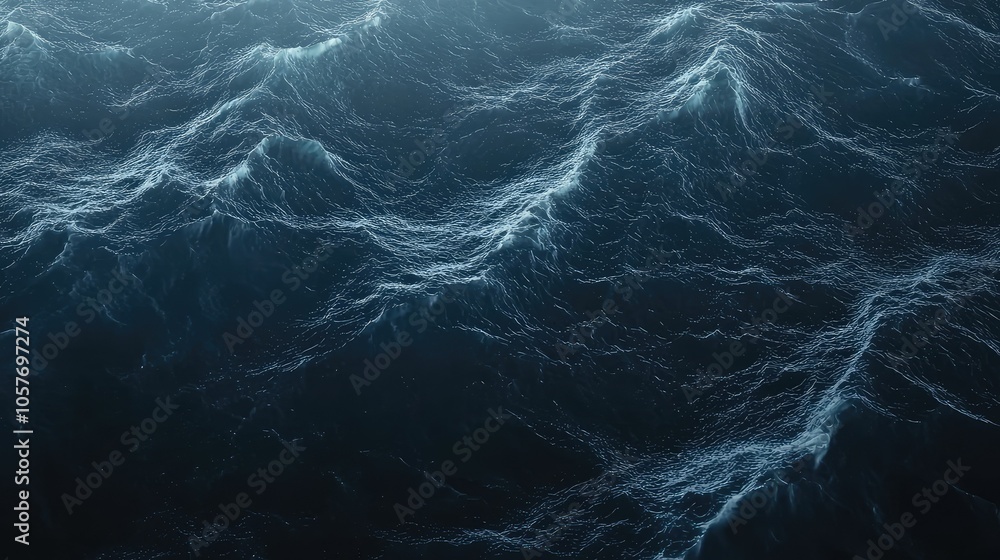 Soft Navy Shadows on Dark Water Soft Navy Shadows on Dark Water