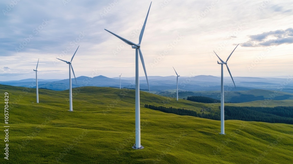 Team Inspecting Wind Turbines During Maintenance Team Inspecting Wind Turbines During Maintenance