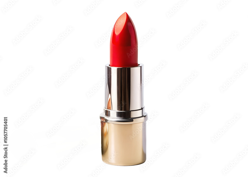 red lipstick Gold Box Realistic mock up isolated transparent white background. Make Up Cosmetic item beauty product mock-up. red lipstick Gold Box Realistic mock up isolated transparent white background. Make Up Cosmetic item beauty product mock-up.