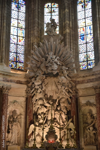 Choeur de la cathédrale Saint-Nazaire à Béziers. France
