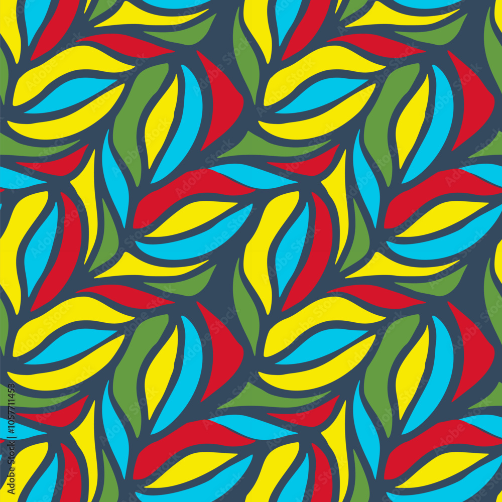 Seamless pattern with a simple abstract drawing. Vector illustration. Seamless pattern with a simple abstract drawing. Vector illustration.